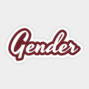 Gender Guitars Sticker